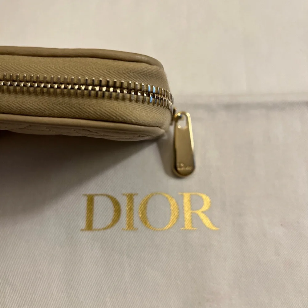 Lady Dior Voyageurs Beige Cannage Wallet